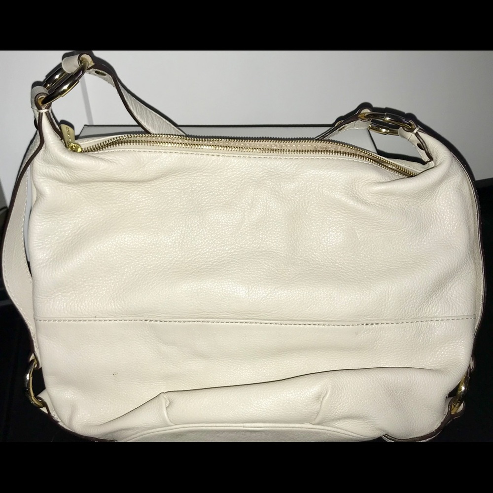 Off White Leather Medium Handbag - image 2
